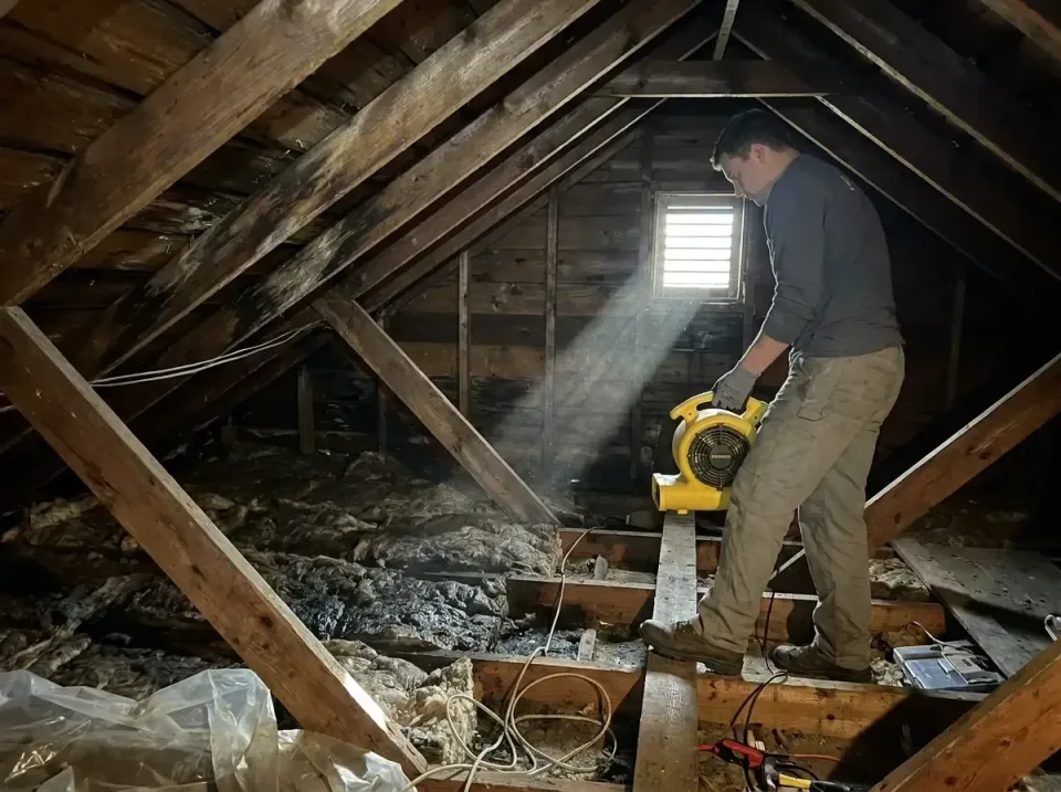 attic-water-damage-drying-proc-007 — frequently asked questions, Emergency Water Extraction & 24/7 Flood Response in Punxsut…